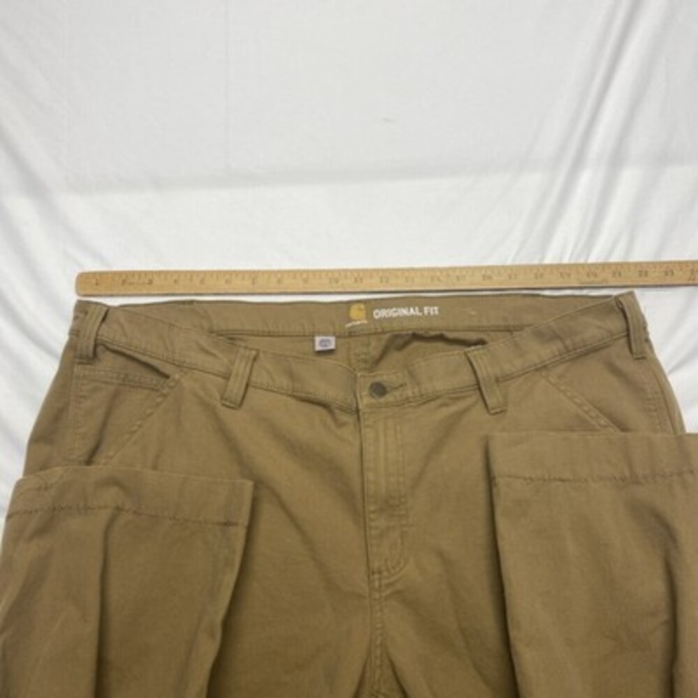 Carhartt Women's Original Fit Canvas Work Pants Brown Size 20W Regular - Picture 7 of 9